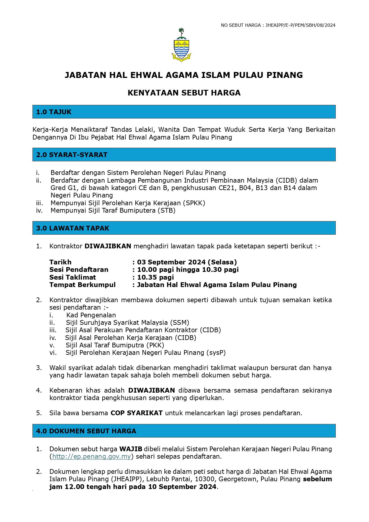 MEMO IKLAN PROJEK SBH 27.8