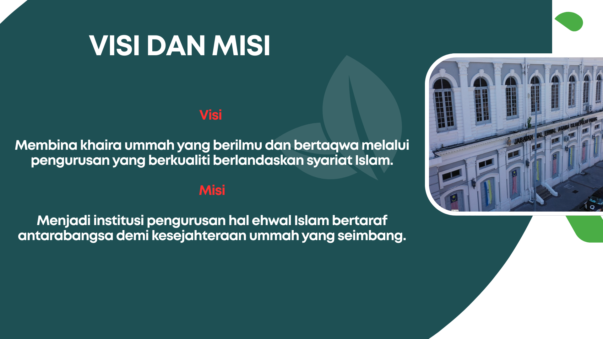 VISI MISI